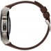 Умные часы Huawei Watch 5 46 мм (титановый, с коричневым силиконовым ремешком, международная версия)