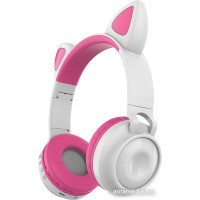 Наушники QUMO Party Cat 32305 (белый/розовый)