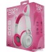 Наушники QUMO Party Cat 32305 (белый/розовый)