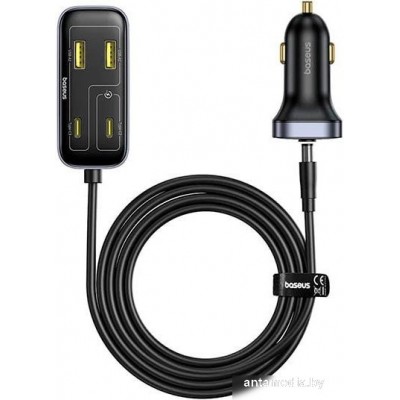 Автомобильное зарядное Baseus BackseatPal L1 C00081100121-00 (черный)