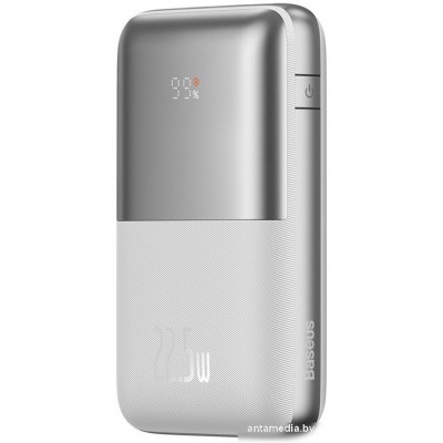 Внешний аккумулятор Baseus Bipow Pro Digital Display Fast Charge Power Bank 20000mAh (белый)