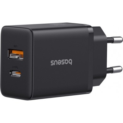 Сетевое зарядное Baseus Cube Fast Charger C+U 30W P10111404113-00