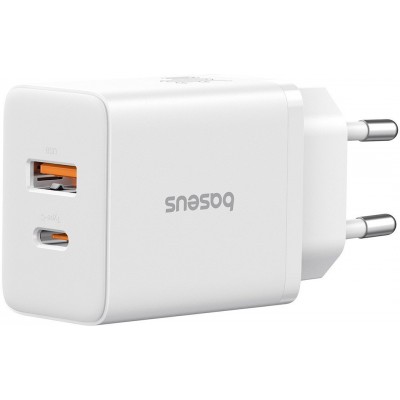 Сетевое зарядное Baseus Cube Fast Charger C+U 30W P10111404213-00