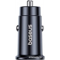 Автомобильное зарядное Baseus GoTrip Car Charger C+C 30W (черный)