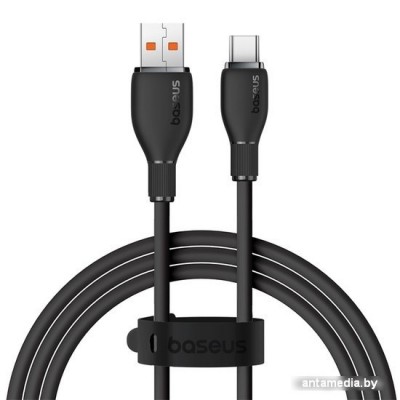 Кабель Baseus Pudding Series USB Type-A - USB Type-C (1.2 м, черный)