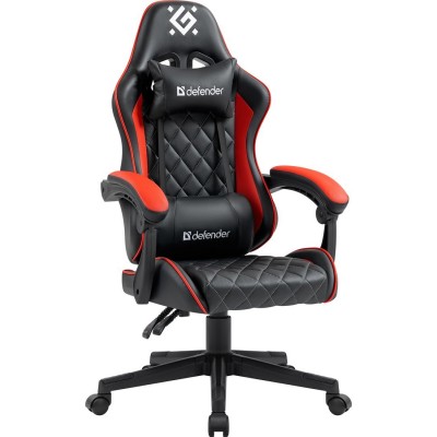 Игровое (геймерское) кресло Defender Majestic (черный/красный)