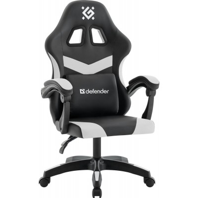 Игровое (геймерское) кресло Defender Runa (черный/белый)