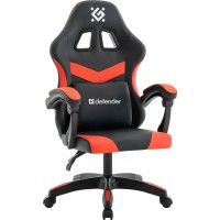 Игровое (геймерское) кресло Defender Runa (черный/красный)