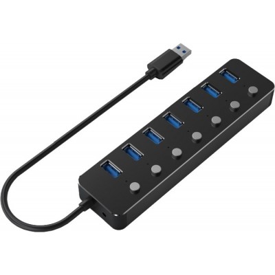 USB-хаб Gembird UHB-U3P7P-01