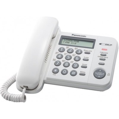 Проводной телефон Panasonic KX-TS2356RUW (белый)