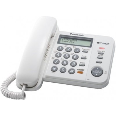 Проводной телефон Panasonic KX-TS2358RUW (белый)