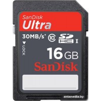 Карта памяти SanDisk Ultra SDHC (Class 10) UHS-I 16GB (SDSDU-016G)