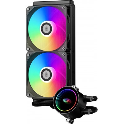Система жидкостного охлаждения для процессора PCCooler DA240 ARGB (черный)
