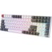 Клавиатура Royal Kludge RK100 RGB (белый/серый, RK Red)