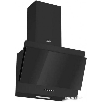 Кухонная вытяжка Elikor Коралл 50П-430-К3Д 266399 (черный/черное стекло)