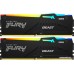 Оперативная память Kingston FURY Beast RGB 2x16ГБ DDR5 6800МГц KF568C34BBEAK2-32