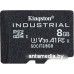 Карта памяти Kingston Industrial microSDHC SDCIT2/8GBSP 8GB