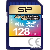 Карта памяти Silicon-Power Superior Pro SDXC SP128GBSDXCU3V10 128GB