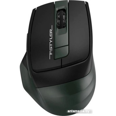 Мышь A4Tech Fstyler FB35S (черный/темно-зеленый)