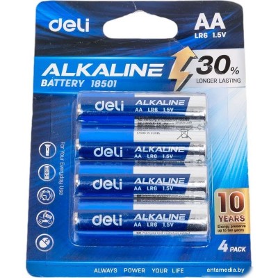 Батарейка Deli E18501 (4 шт)