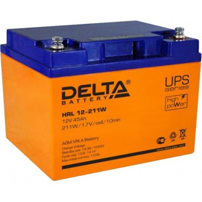 Аккумулятор для ИБП Delta HRL 12-211W (12В/45 А·ч)