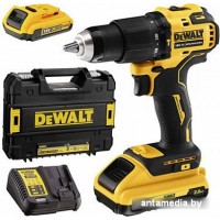 Ударная дрель-шуруповерт DeWalt DCD709D2T (с 2-мя АКБ 2 Ah, кейс)