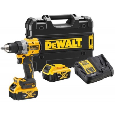 Ударная дрель-шуруповерт DeWalt DCD805P2T (с 2-мя АКБ, кейс)