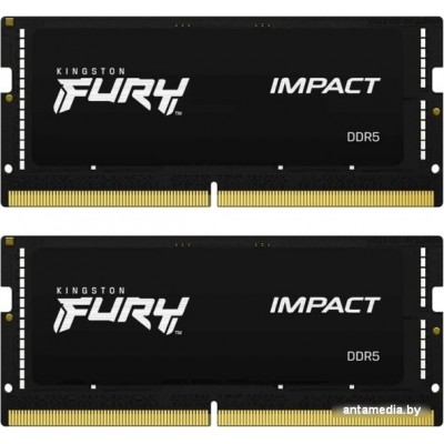 Оперативная память Kingston FURY Impact 2x16 ГБ DDR5 4800 МГц KF548S38IBK2-32