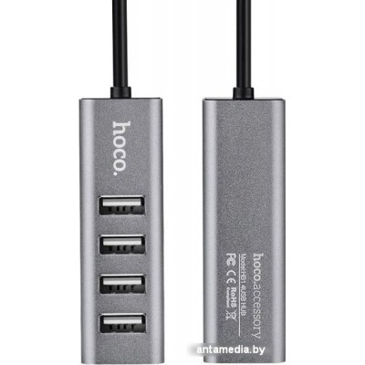 USB-хаб Hoco HB1 (серый)