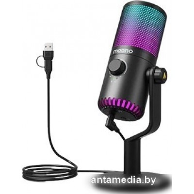Проводной микрофон Maono DM30 RGB (черный)