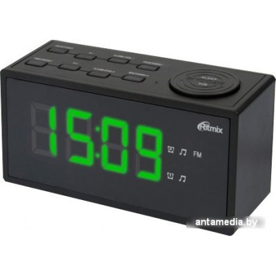 Радиочасы Ritmix RRC-1212 (черный)