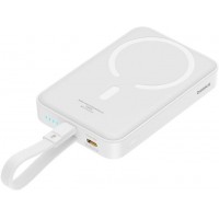 Внешний аккумулятор Baseus Magnetic Mini Wireless Fast Charge 20W 10000mAh (белый)