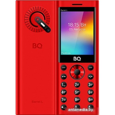 Кнопочный телефон BQ BQ-2458 Barrel L (красный)