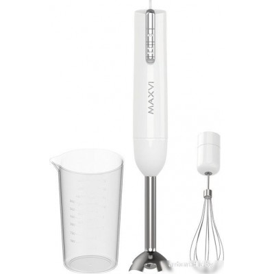 Погружной блендер Maxvi HB621S (белый)