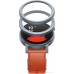 Умные часы CMF Watch Pro 2 (светло-серый, оранжевый кожаный ремешок)