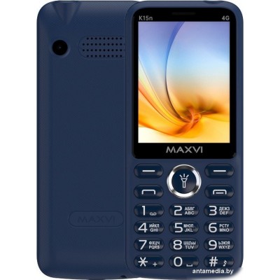 Телефон Maxvi K15n 4G (синий)