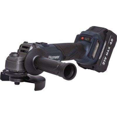 Угловая шлифмашина Pioneer Tools AG-E20V-125-01B (с 1-им АКБ, кейс)