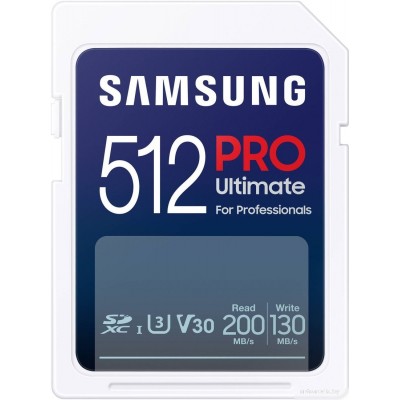 Карта памяти Samsung PRO Ultimate SDXC 512GB