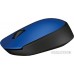 Мышь Logitech M171 Wireless Mouse синий/черный [910-004640]