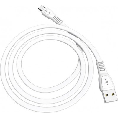 Кабель Hoco X40 microUSB (белый)