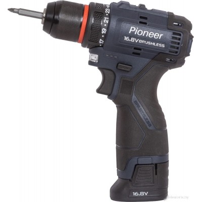 Дрель-шуруповерт Pioneer Tools CD-E1602BL-12C (с 2-мя АКБ, кейс) Дрель-шуруповерт Pioneer Tools CD-E1602BL-12C (с 2-мя АКБ, кейс)