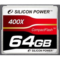 Карта памяти Silicon-Power 400X Professional CompactFlash 64 Гб (SP064GBCFC400V10)