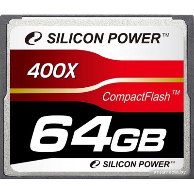 Карта памяти Silicon-Power 400X Professional CompactFlash 64 Гб (SP064GBCFC400V10)