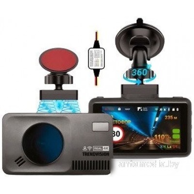 Видеорегистратор-радар детектор-GPS информатор (3в1) TrendVision DriveCam Real 4K Signature LNA Max