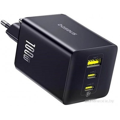 Сетевое зарядное Baseus EnerFill FE11 Fast Charger 2C+U 100W EU (черный)