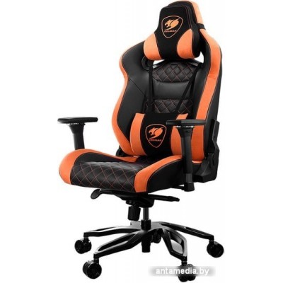 Кресло Cougar Throne (черный/оранжевый)