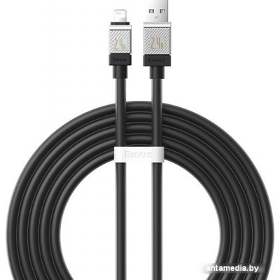 Кабель Baseus CoolPlay Series Fast Charging Cable 2.4A USB Type-A - Lightning (2 м, черный)