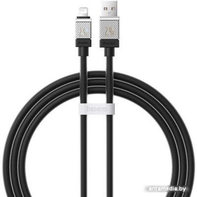 Кабель Baseus CoolPlay Series USB Type-A - Lightning (1 м, черный)