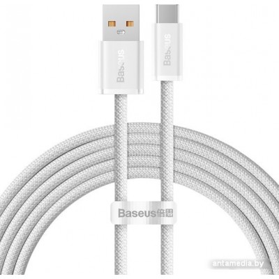 Кабель Baseus Dynamic Series Fast Charging Data Cable 100W USB Type-A - USB Type-C (2 м, белый)