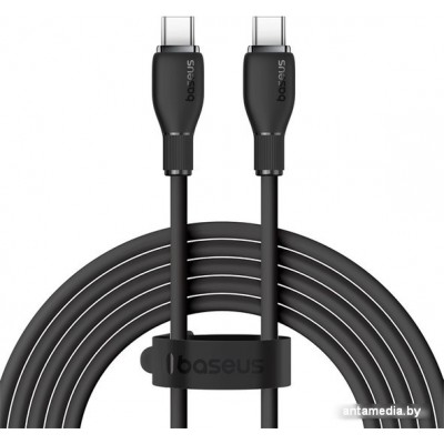 Кабель Baseus Pudding Series Fast Charging Cable 100W USB Type-C - USB Type-C (2 м, черный)